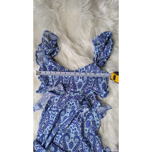 Simply Southern Paisley Maxi Dress Small | Beachy Summer Sleeveless - Picture 10 of 12